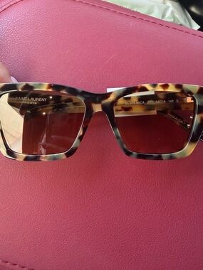 YSL Mica Sunglasses- Tortoiseshell Cat-Eye
